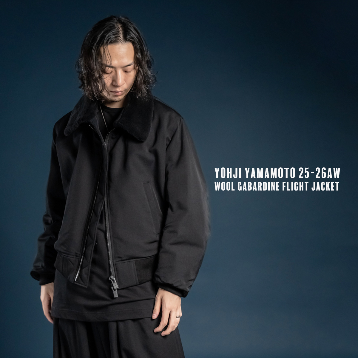 ヨウジヤマモト25AW フライトジャケット | HUES 福岡セレクトショップ