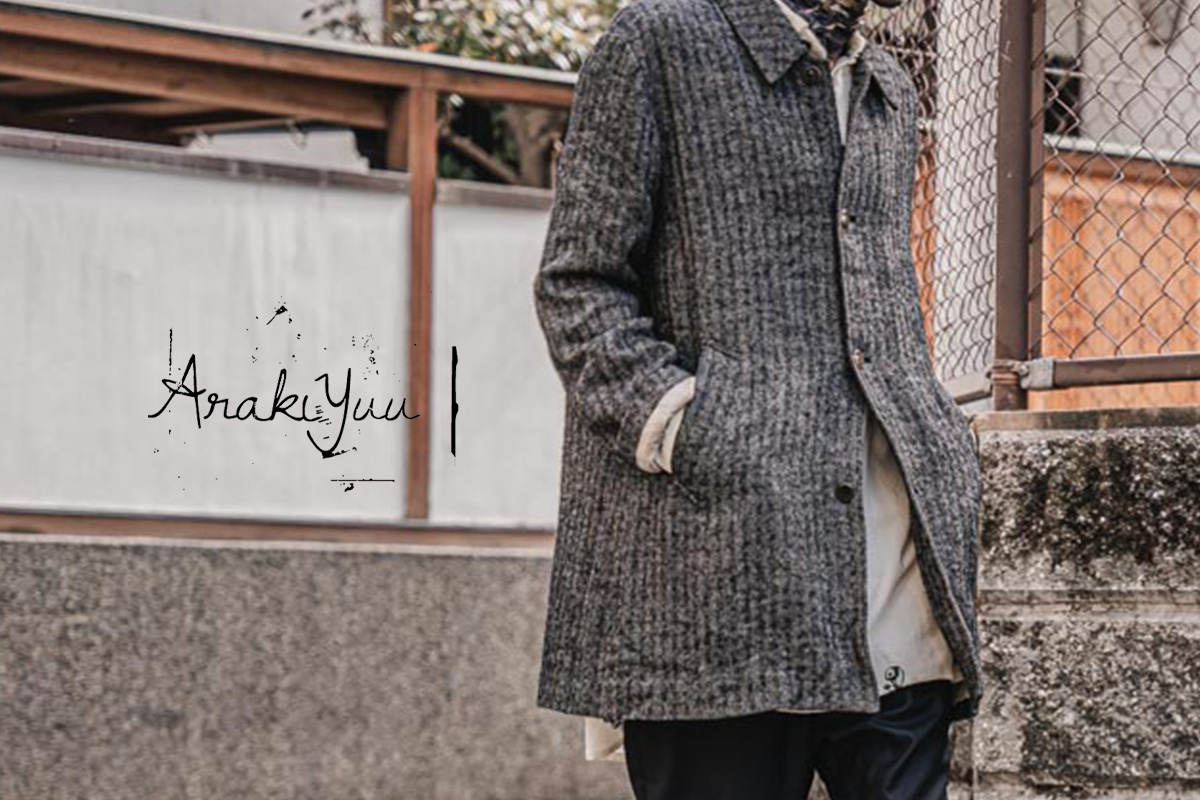 ARAKIYUUのステンカラーハーフコート | HUES 福岡セレクトショップ