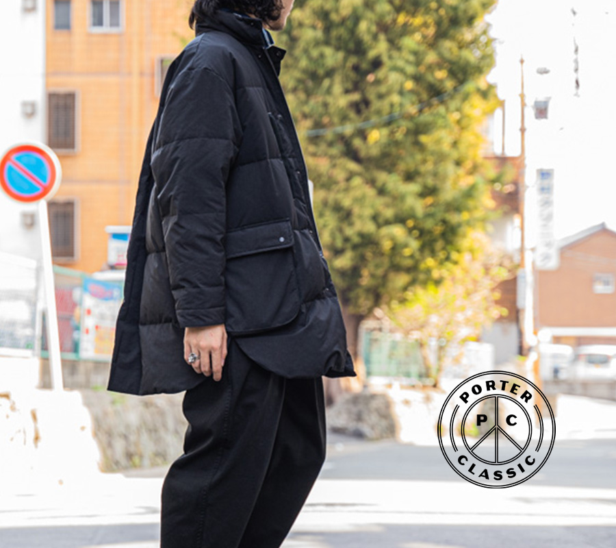 ポータークラシックのウェザーダウン シャツジャケット | HUES 福岡