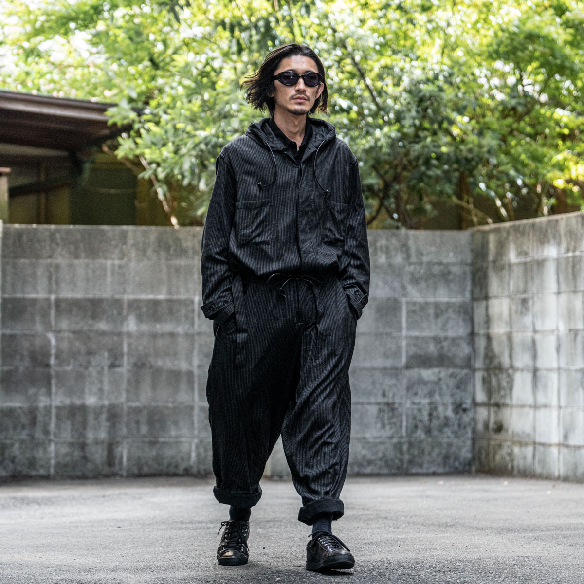 YOHJI YAMAMOTO フーデッドジャンプスーツ | HUES 福岡セレクトショップ
