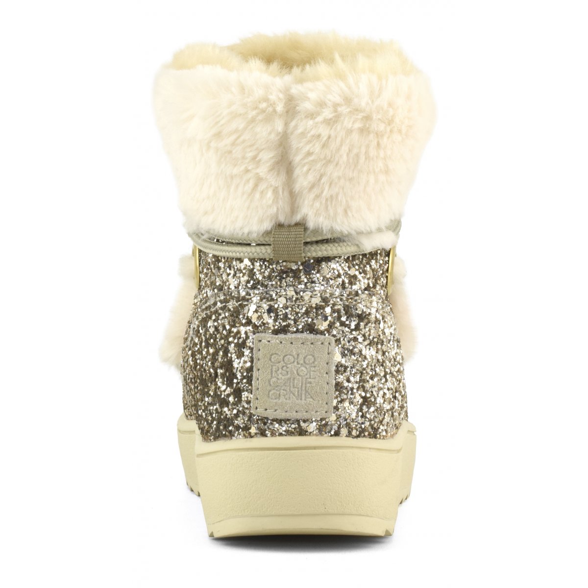 Winter Boot With Faux Fur, Glitter And Laces - Outlet Kid | Colors
