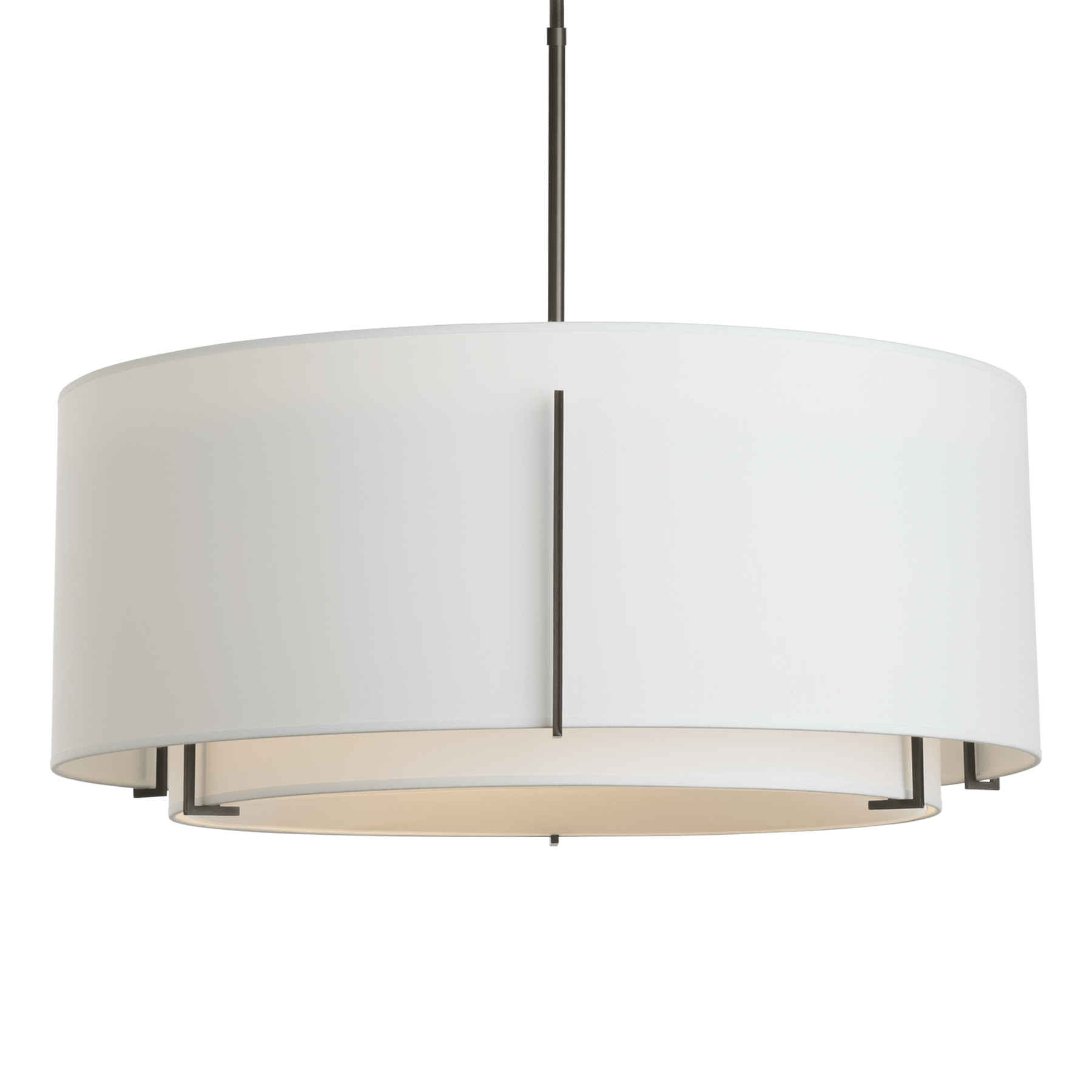 Exos Large Double Shade Pendant | by Hubbardton Forge | 139610