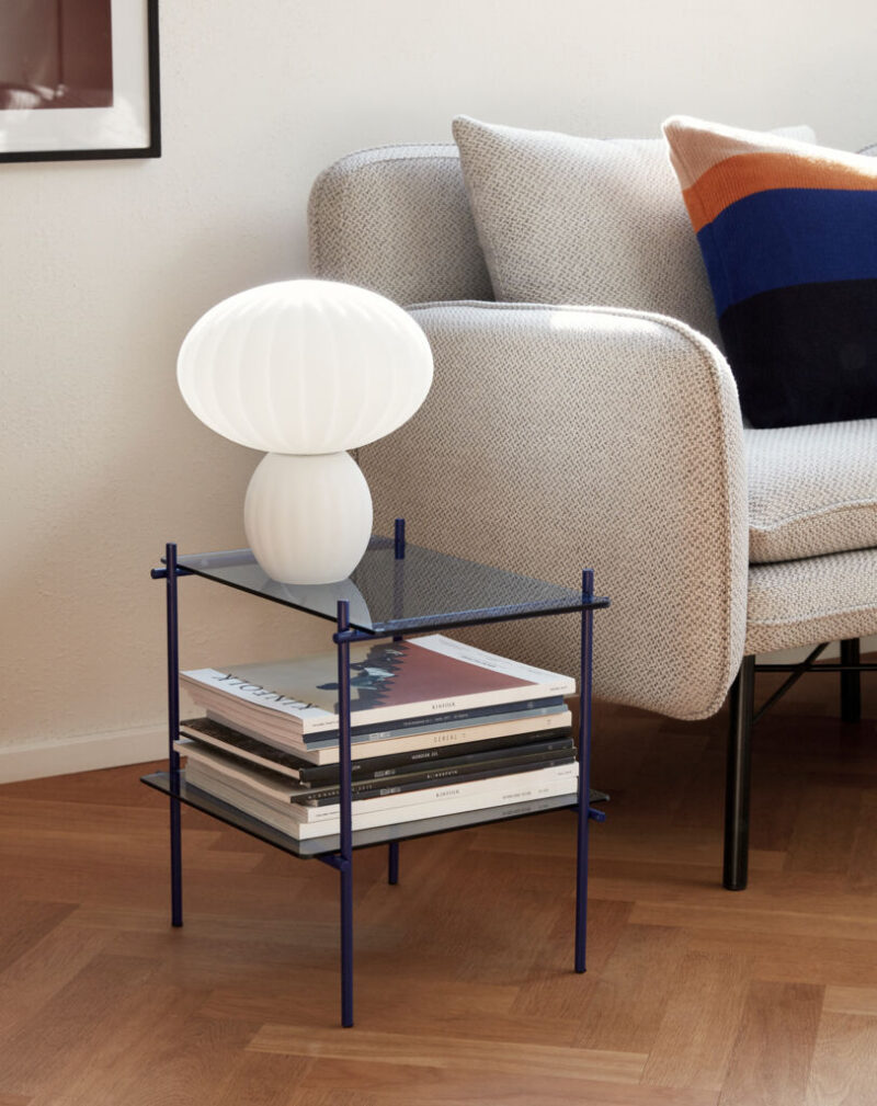 Niche Side Table Square Small Blue - Hübsch