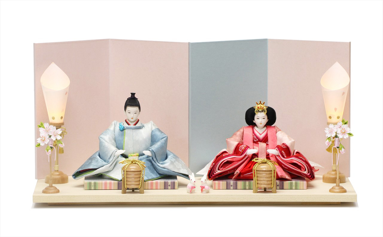 ゆきのぼ 雛人形 三段飾り(お人形のみ) 小黒三郎の節句人形 雛人形・五