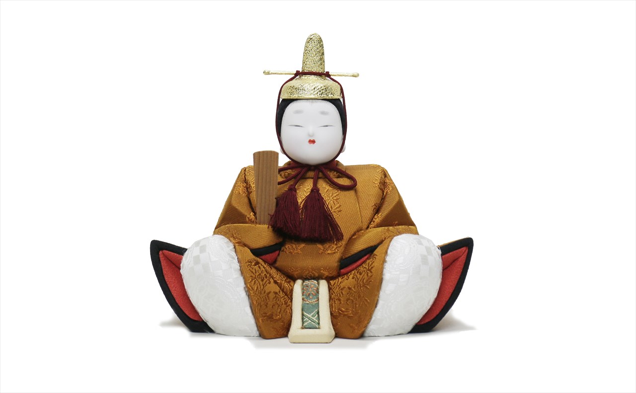鈴木賢一の雛人形 木目込 「以和喜 黄櫨染」
