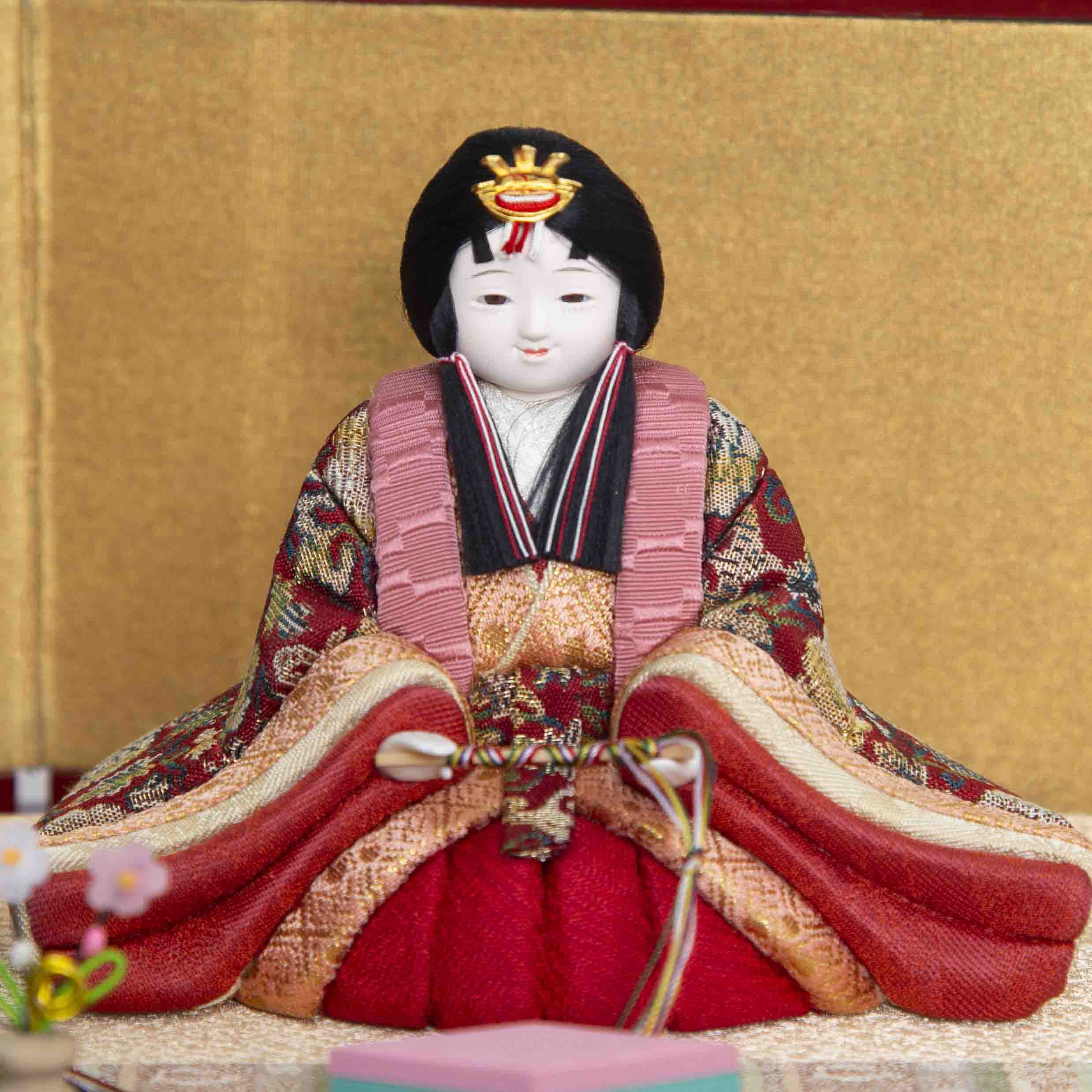 柿沼東光作 やよい小箱 木目込 収納飾り w93180 – 福仙