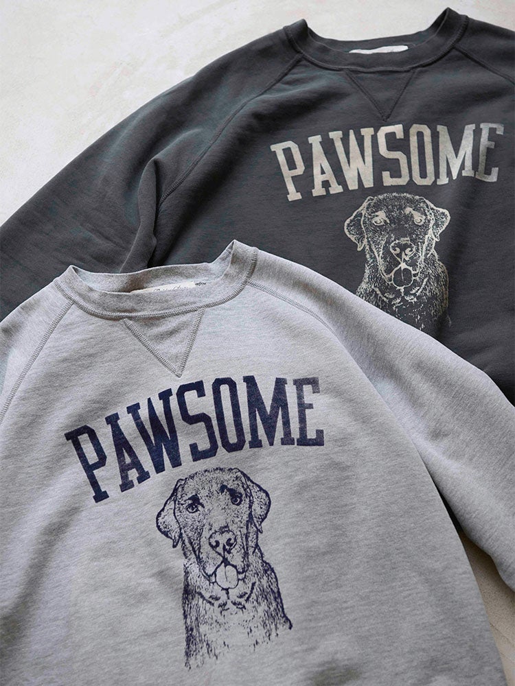 REMI RELIEF×HUG O WaRコラボクルーネックスウェット(PAWSOME) | HUG O