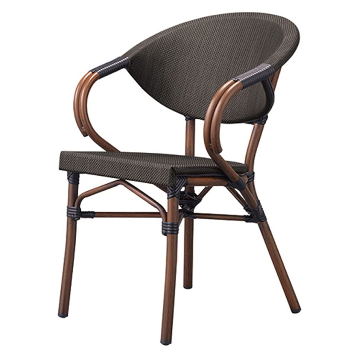 モリシャスアーム2型｜チェリー（桜屋工業）の人工ラタンチェア