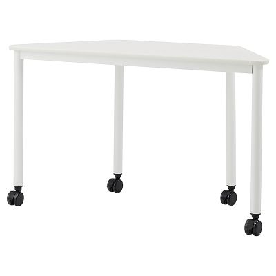 ARF コンバインテーブル ホワイトフレーム 台形 ARF-WTRN｜井上金庫の