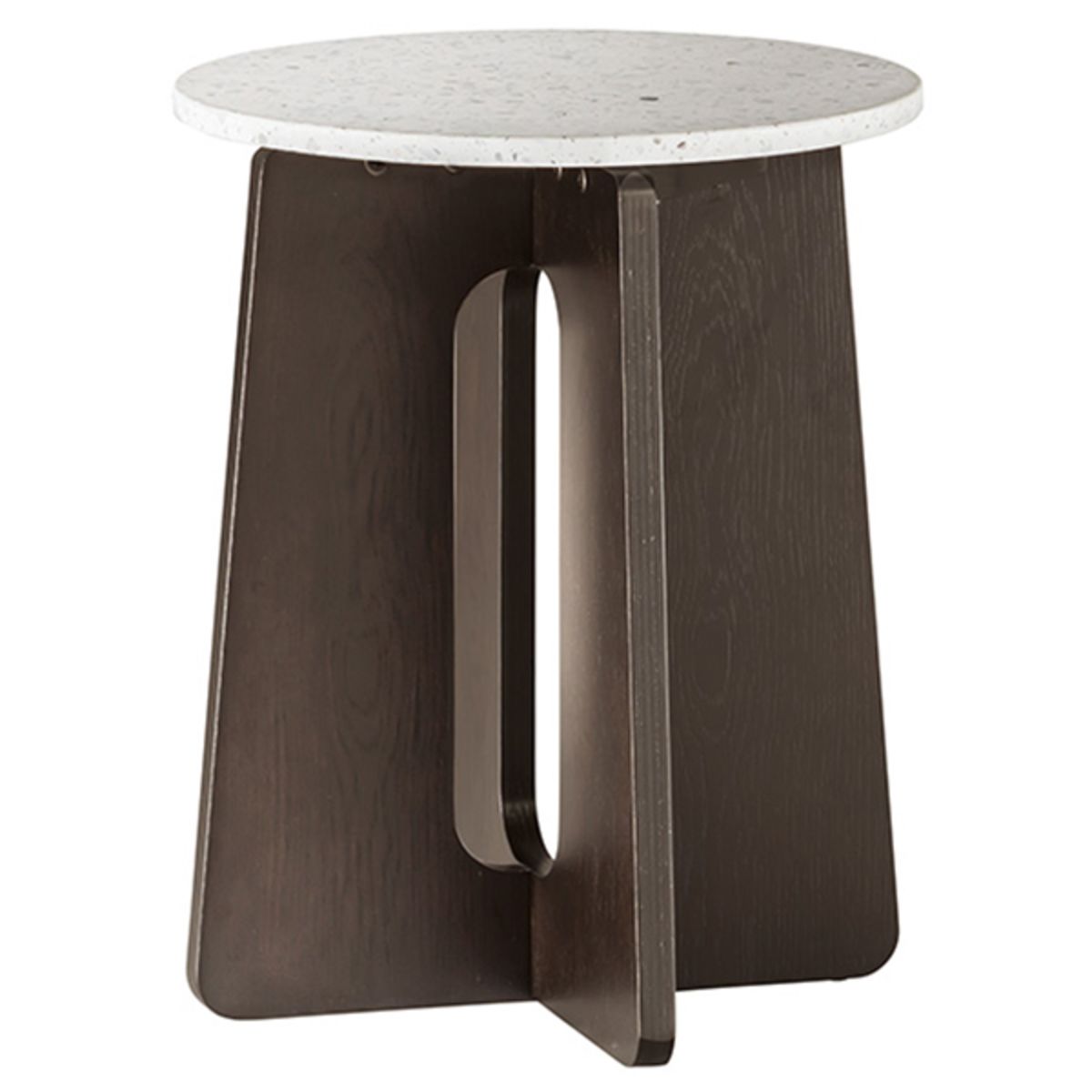 アーロス サイドテーブル テラゾーテーブルトップ｜カワジュン