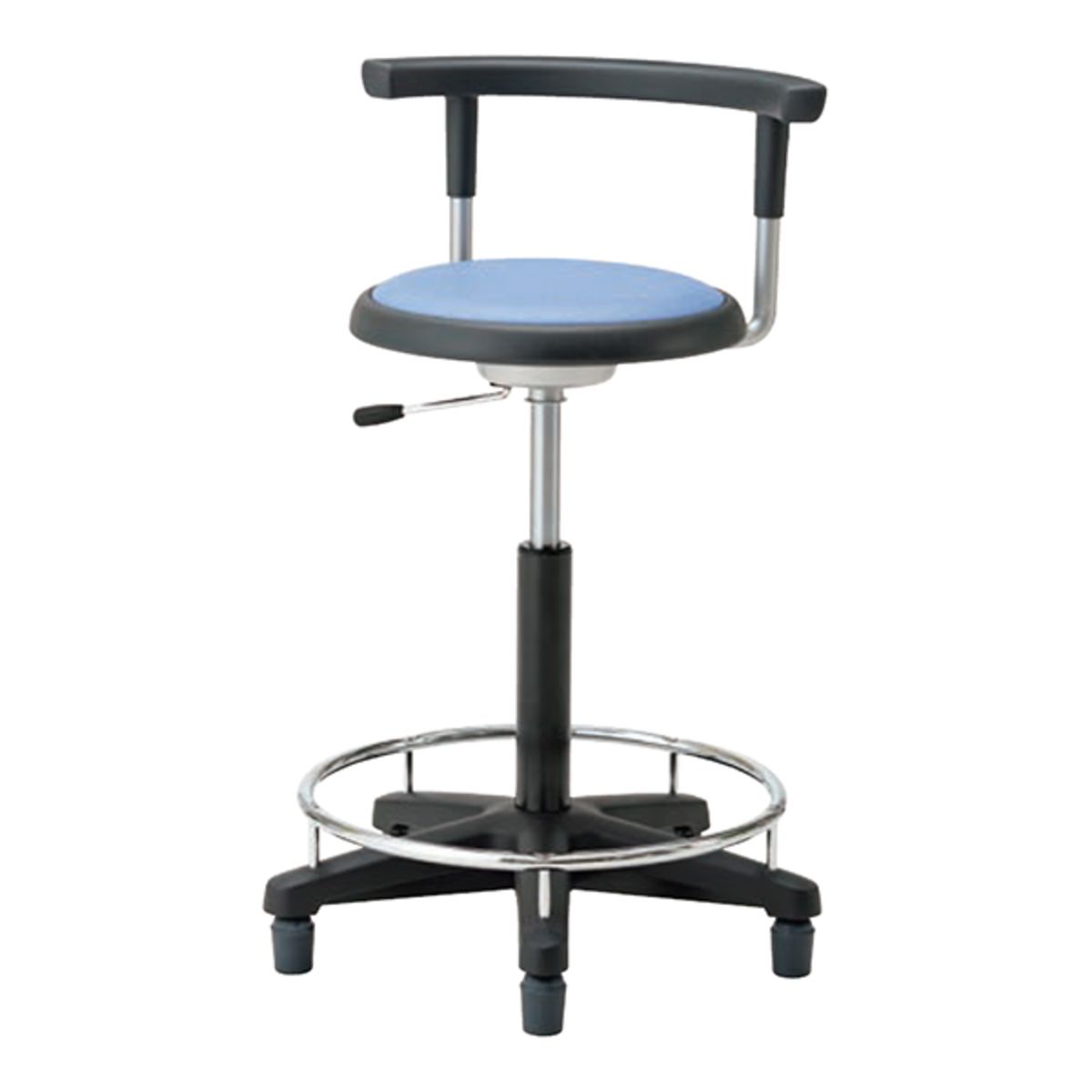 PEブロー成型パッド付座 TD-22RRN-Z 固定脚｜ノーリツイスのオフィスチェア