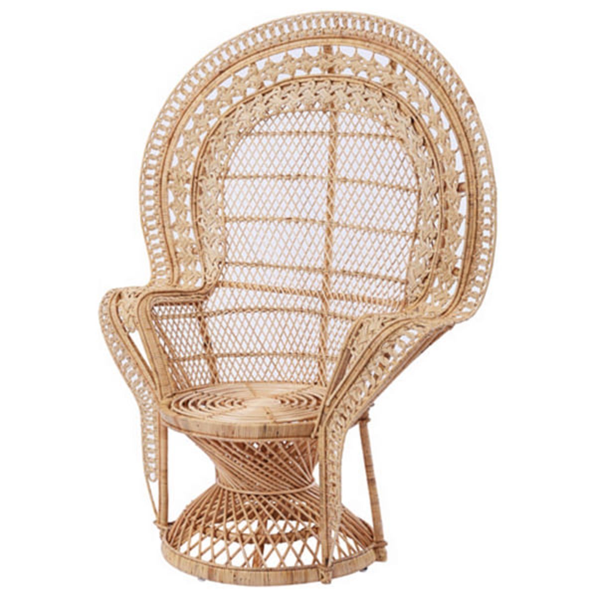 ピーコックチェア 1人掛け D1001ND｜サンフラワーラタンのスツール