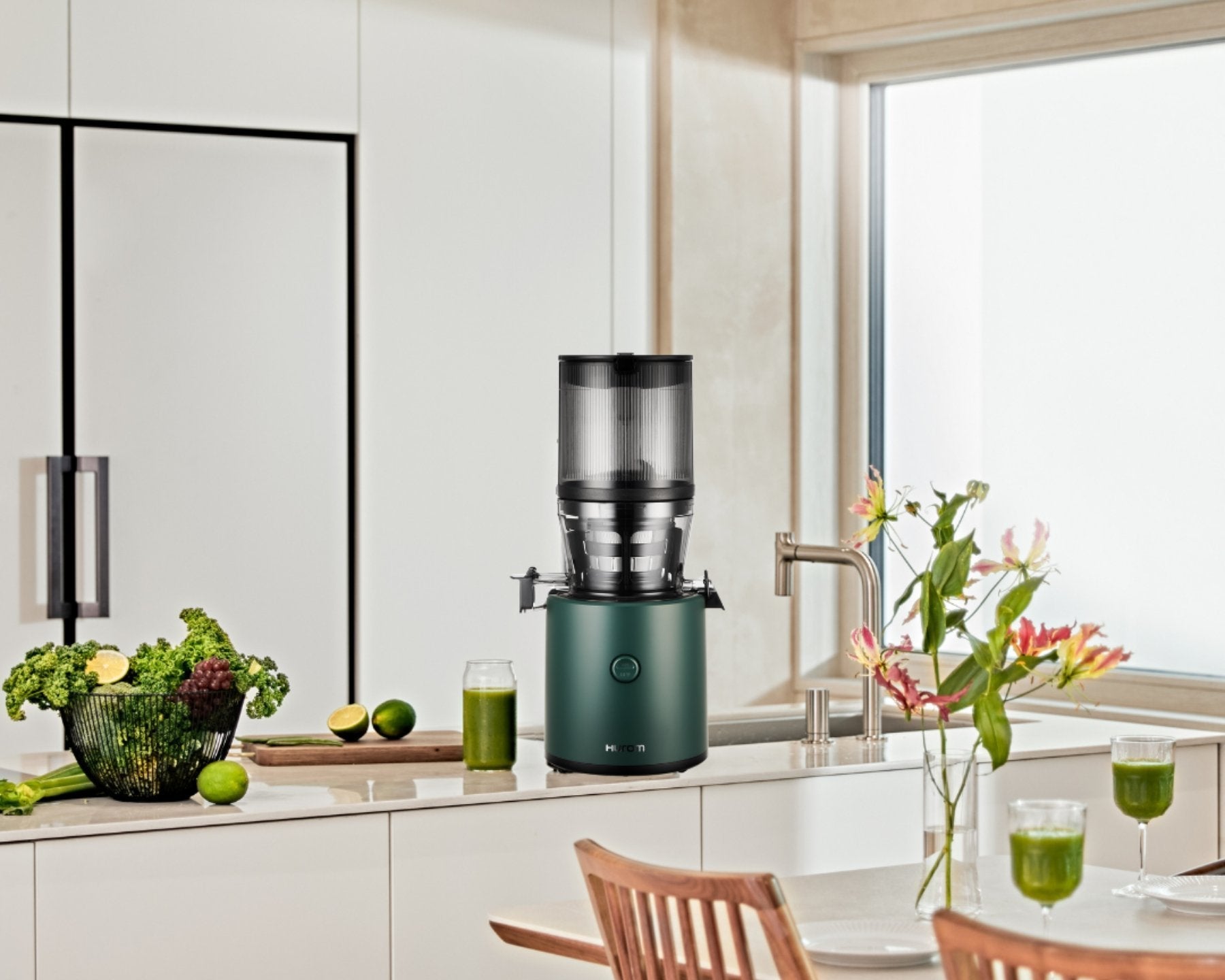 HUROM H320N Slow Juicer | Automatic Juicer Deep Green – Hurom Schweiz