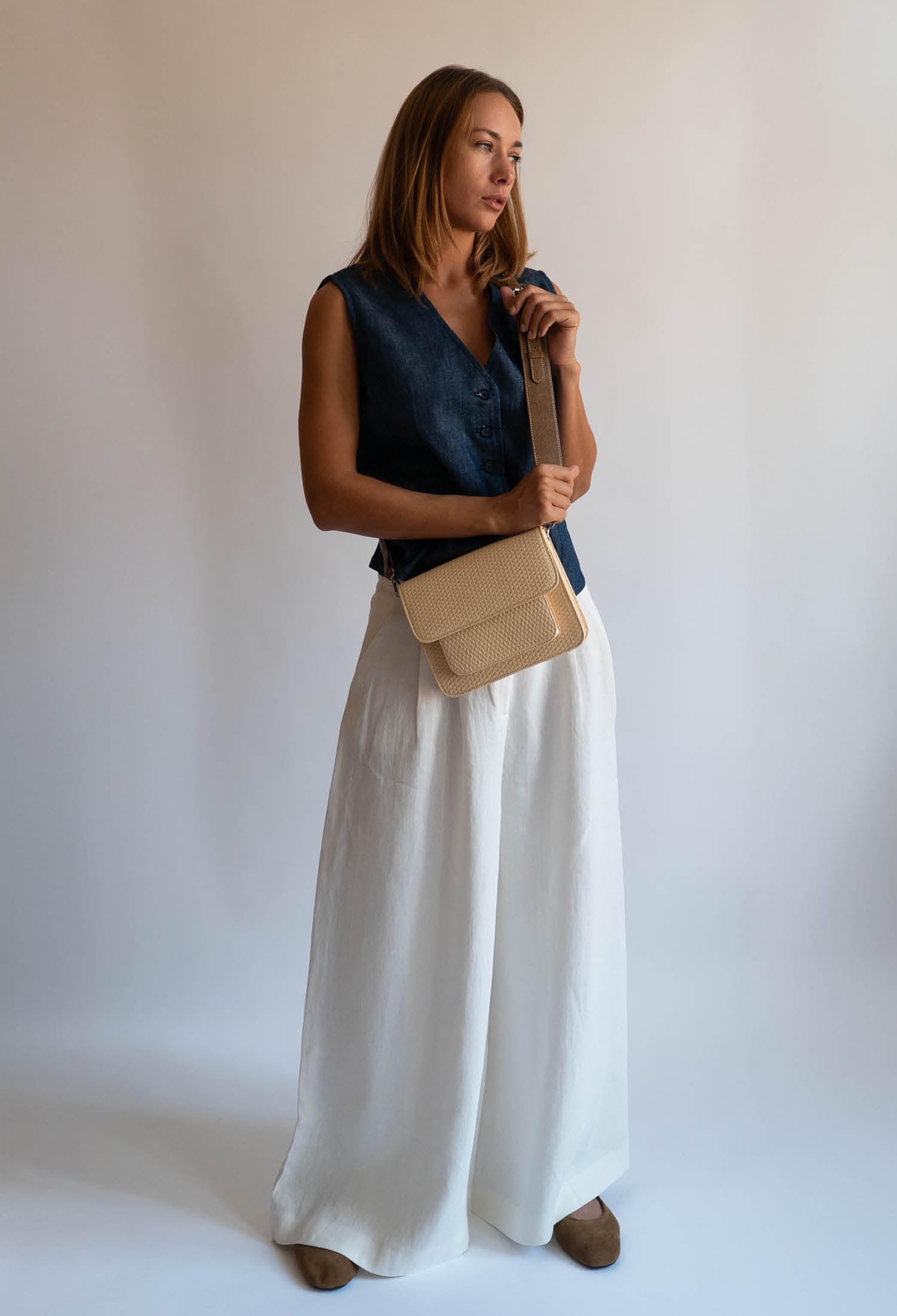 CAYMAN POCKET RAFFIA STRUCTURE - Raffia Sand