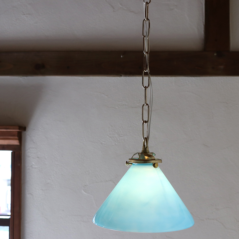 ガラスシェードペンダントライト1灯 DORIS（ドリス）/アンティーク調