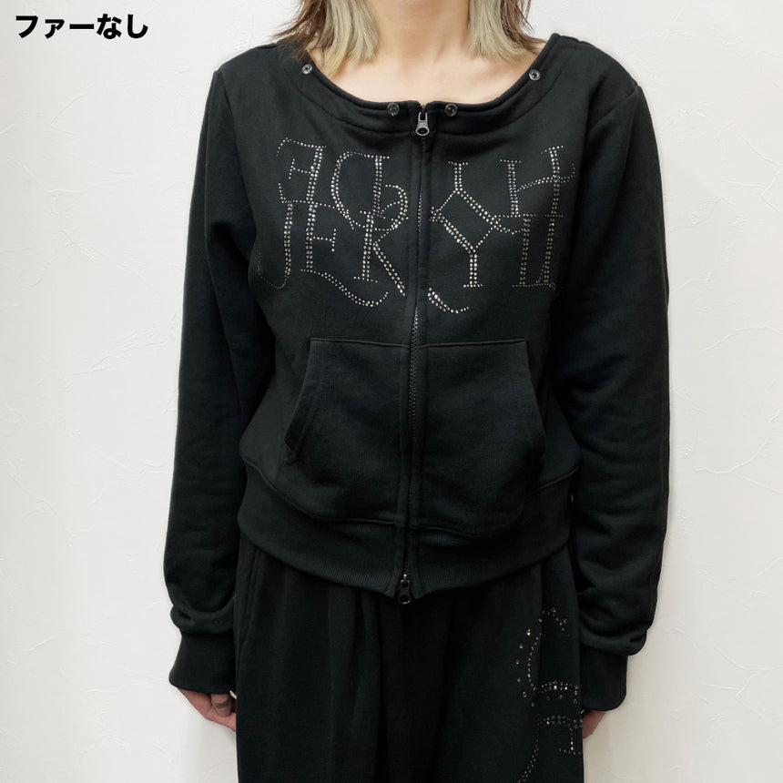 FUR ZIP SWEATSHIRT – HYDE ONLINE STORE