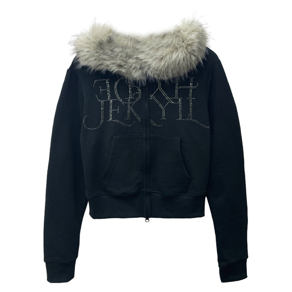 FUR ZIP SWEATSHIRT – HYDE ONLINE STORE