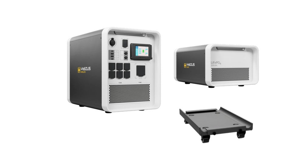 Apollo 5K • Ultra-Fast Portable Solar Power Station + Expansion