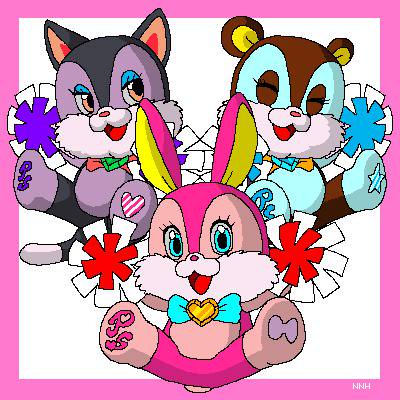 プリティーリズム ペアチアマスコット ベアチ ネコチ ラビチ ベアチ