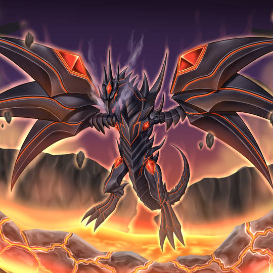 真紅眼の闇竜/レッドアイズダークネスドラゴン/レリーフ