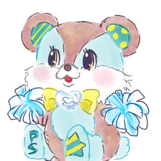 プリティーリズム ペアチアマスコット ベアチ ネコチ ラビチ ベアチ