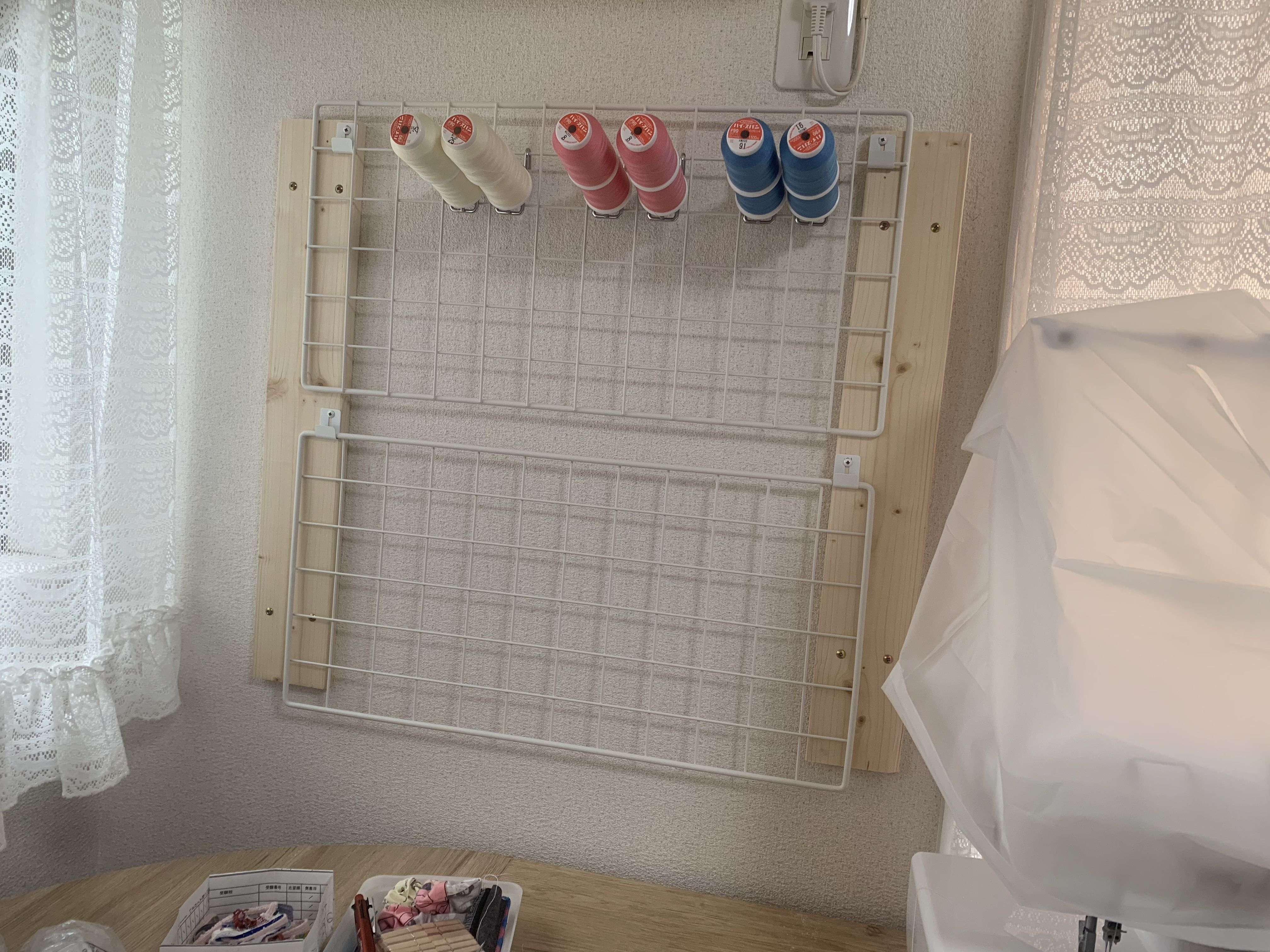 ワイヤーネットでミシン糸の見せる収納 | CAINZ DIY Square