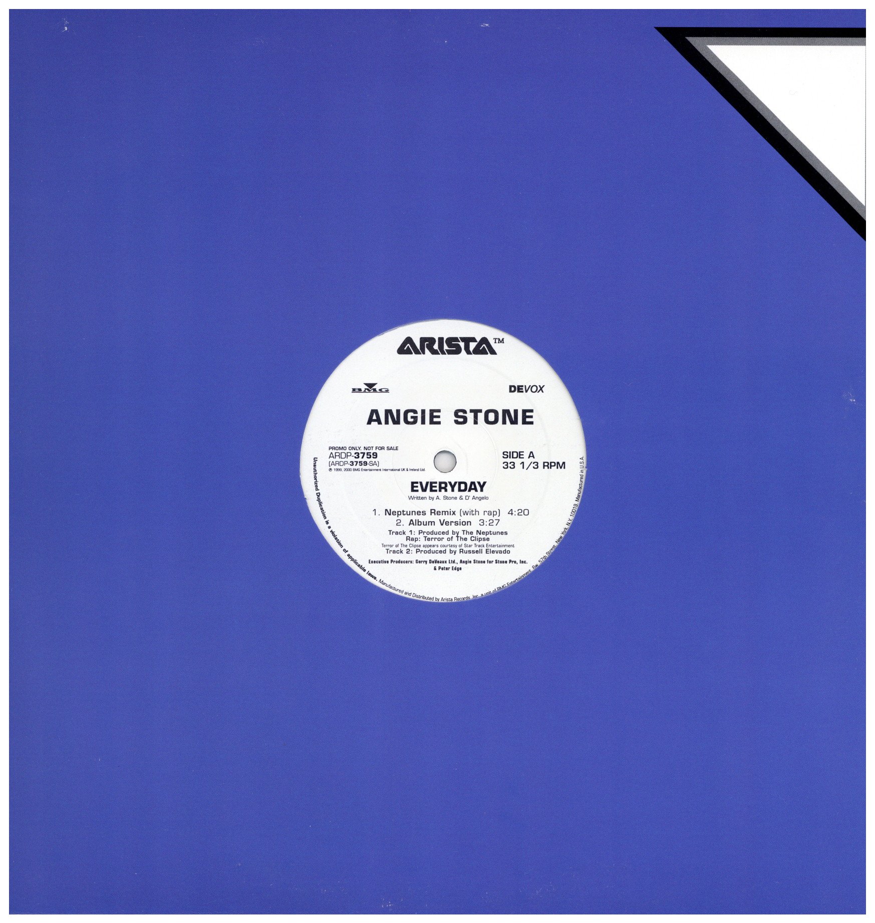 中古ﾚｺｰﾄﾞ ANGIE STONE – EVERYDAY (NEPTUNES REMIX) – レコード販売