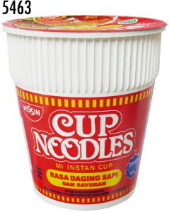 No.7633 Nissin (Indonesia) Cup Noodles Rasa Kaldu Sapi Ala Jepang
