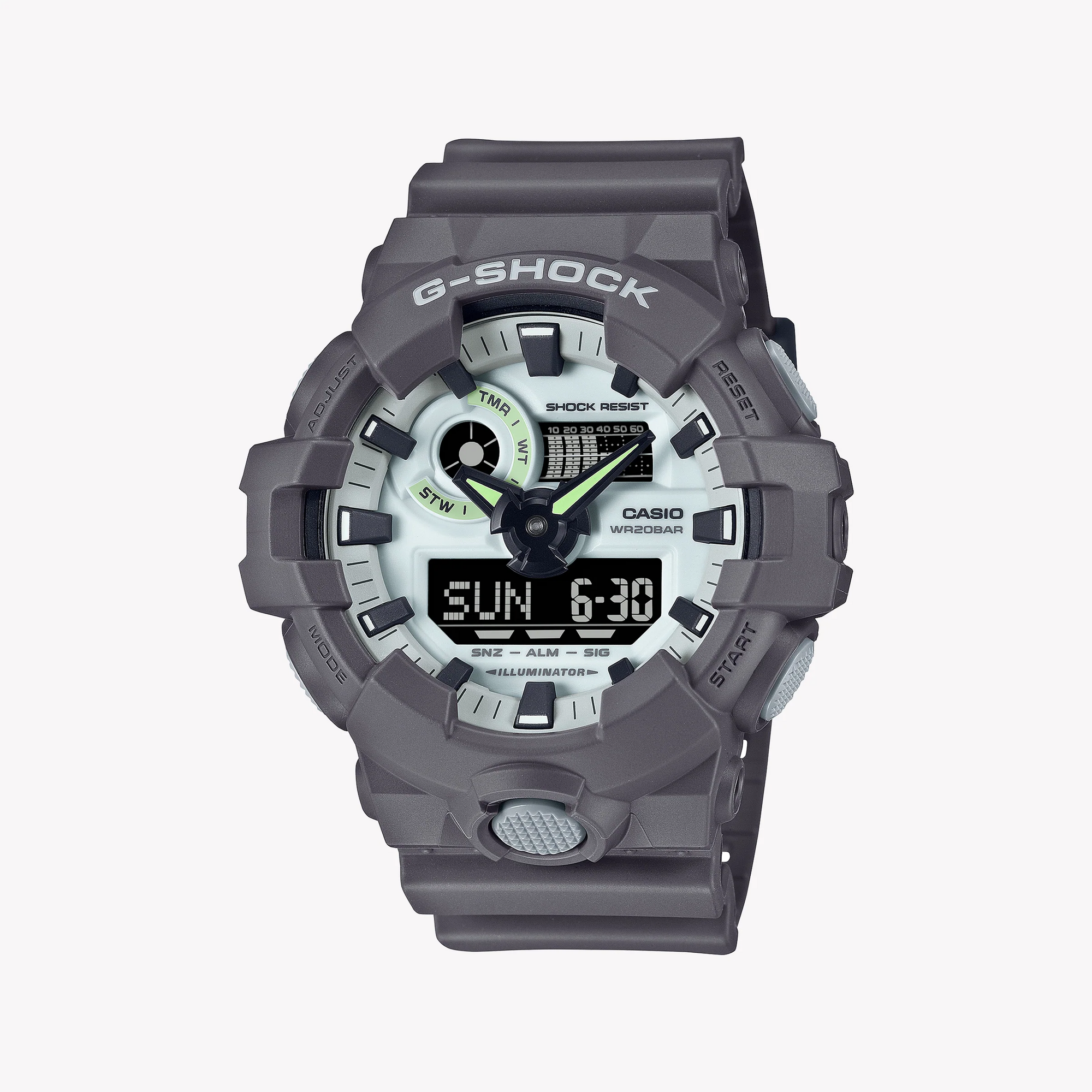 CASIO G-SHOCK Men's Grey Resin Watch | GA-700HD-8ADF – i-watch