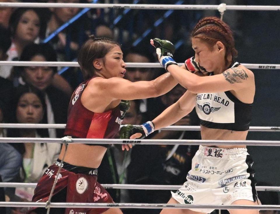 復活の“ツヨカワクイーン”RENA 「試合では豹変」のモデル級美女