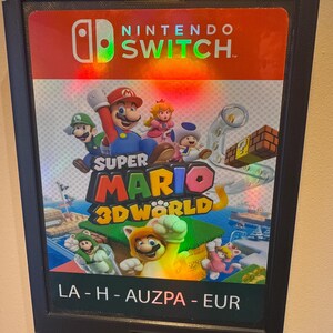 スーパーマリオ 3Dワールド Nintendo Switchカートリッジ、巨大記念品