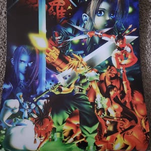 Final Fantasy VII Promotional Poster, Video Game Poster - Etsy