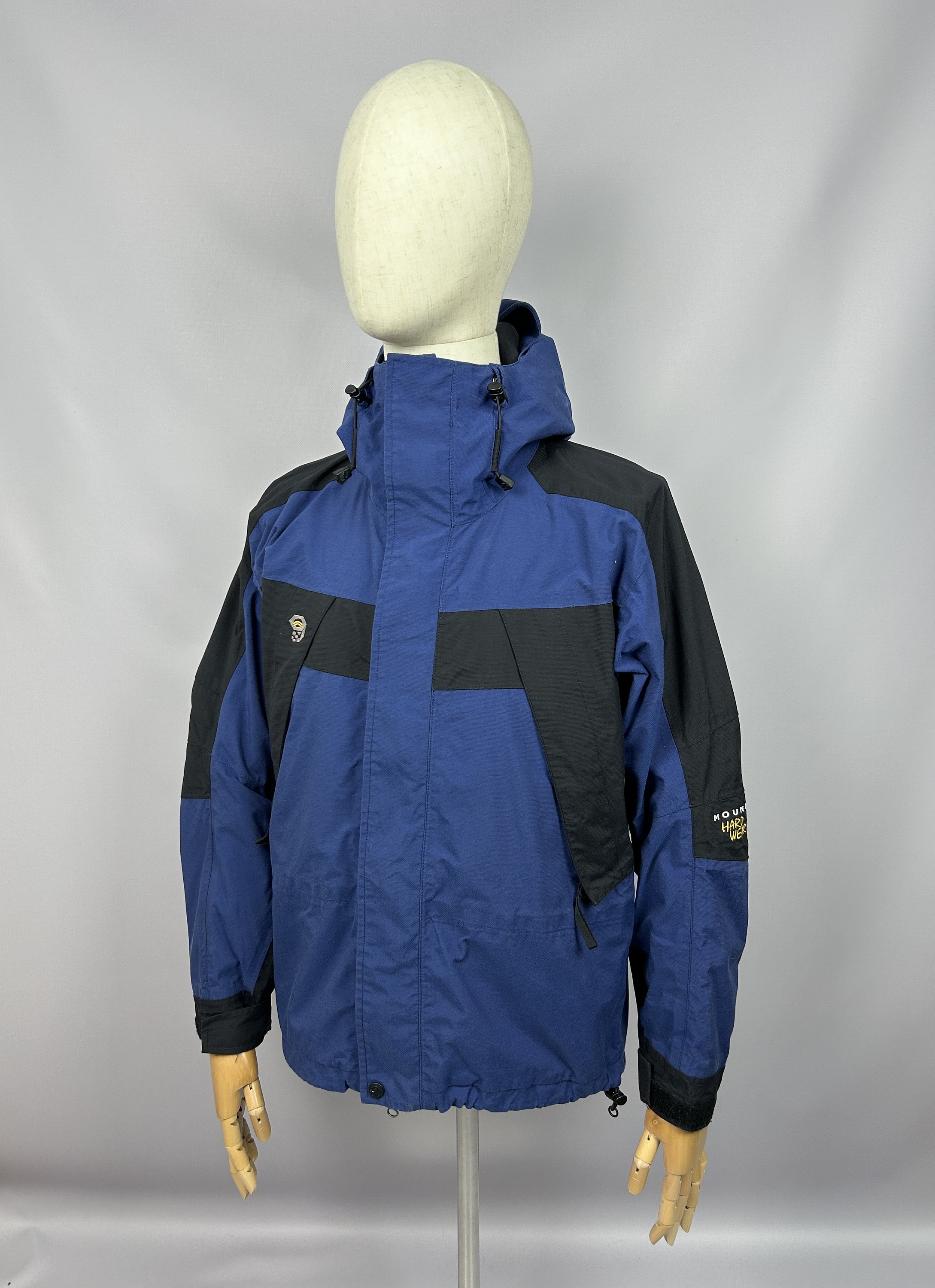Mountain Hardwear Jacket Mens Blue Conduit Full Zip Hooded Size S
