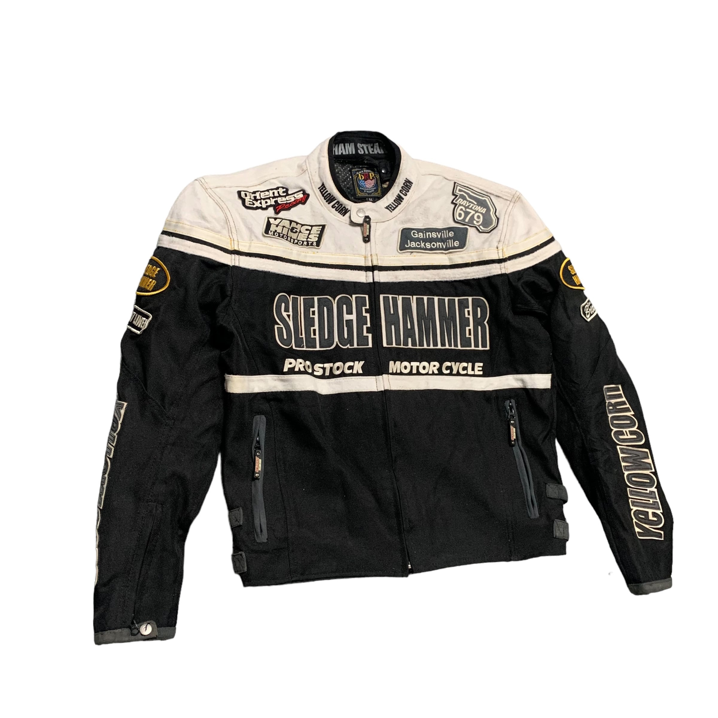 Vintage Yellow Corn Sledge Hammer Motorcycle Biker Jacket - Etsy