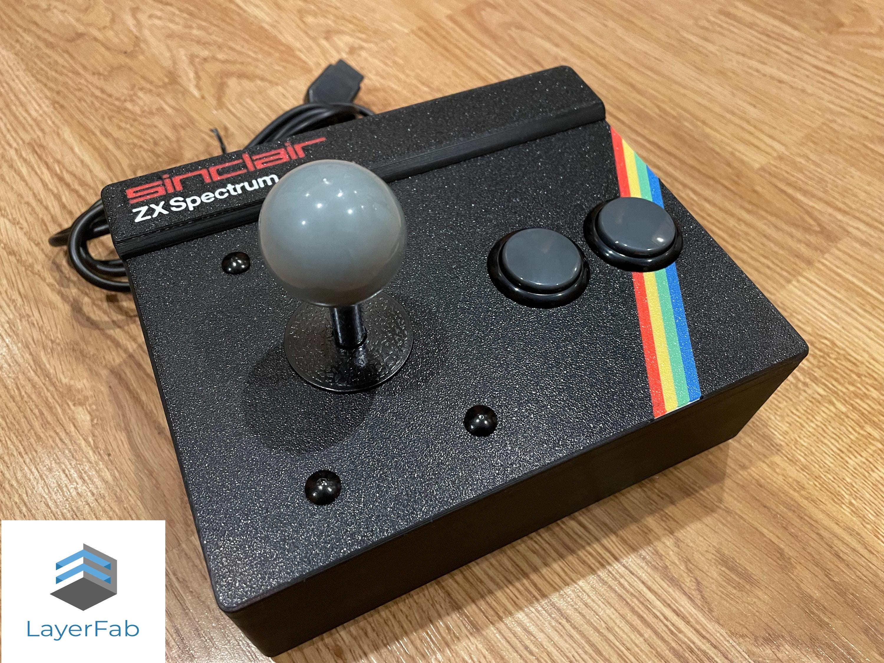 Sinclair ZX Spectrum Themed Joystick Arcade Controller DB9 / Atari