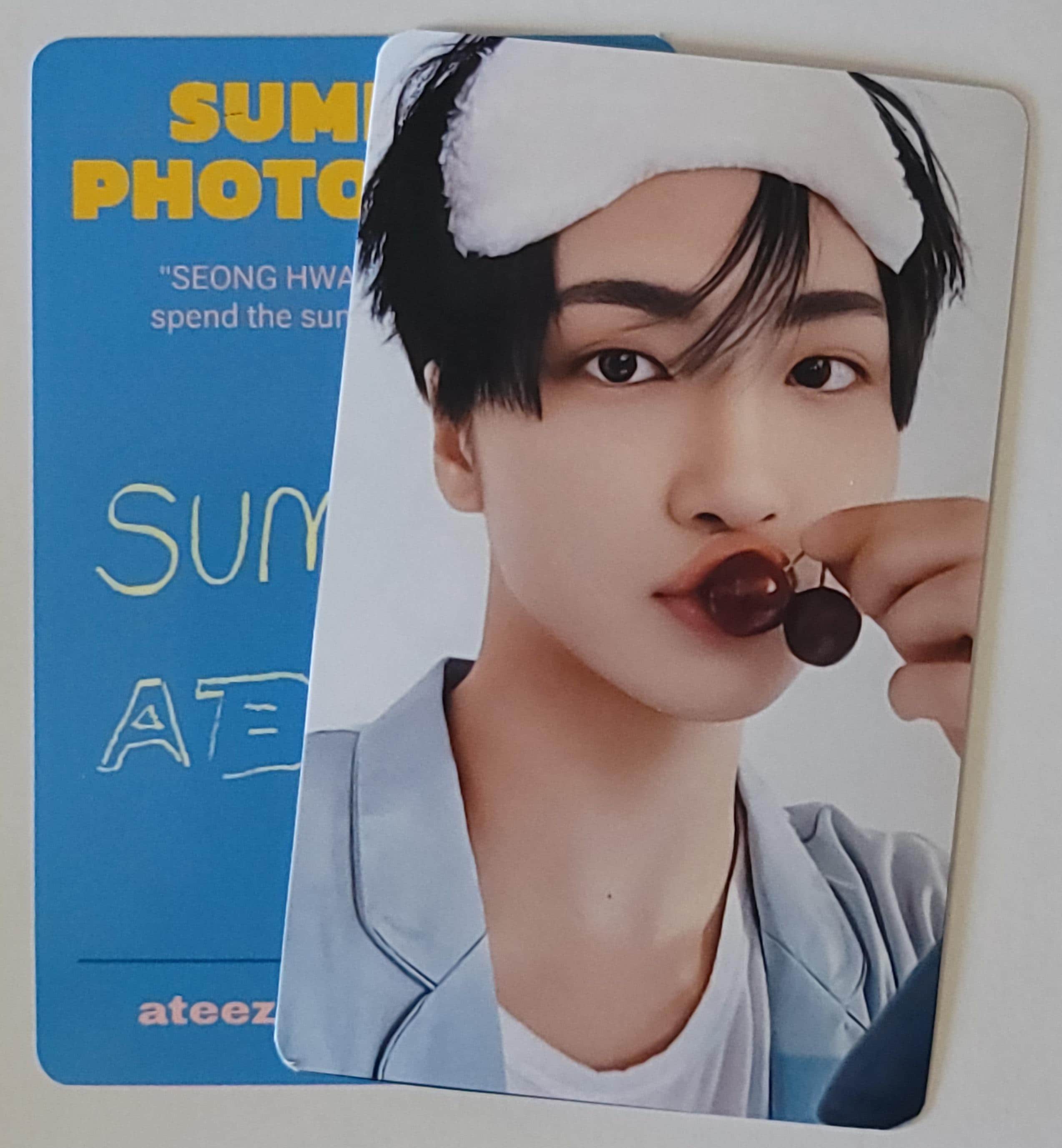 ATEEZ ヨサン トレカ SUMMER PHOTO BOOK KQ shop ATEEZ ヨサン トレカ