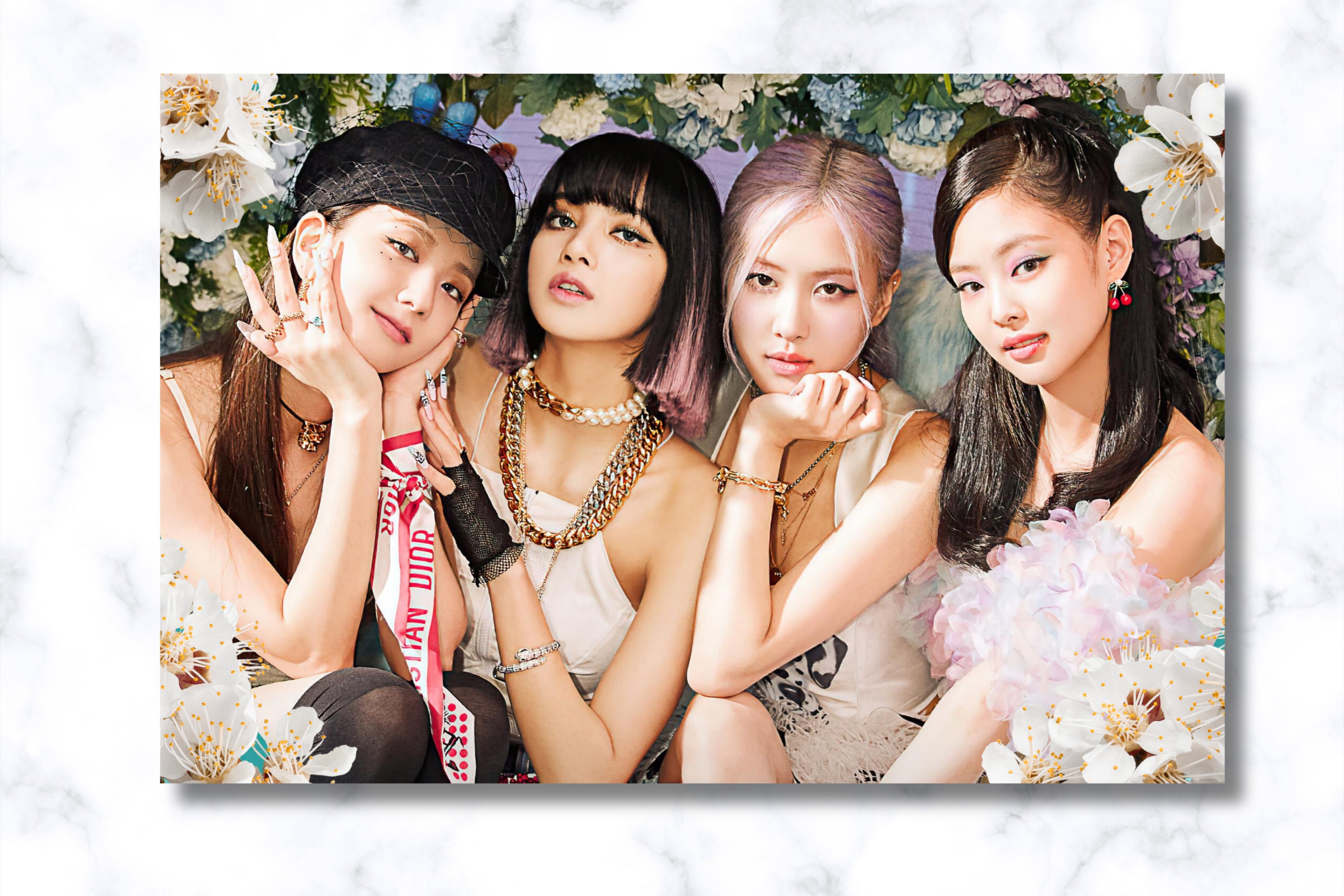 Blackpink, Kpop Girls, Canvas Wall Art, Rose, Jennie, Jisoo, Lisa