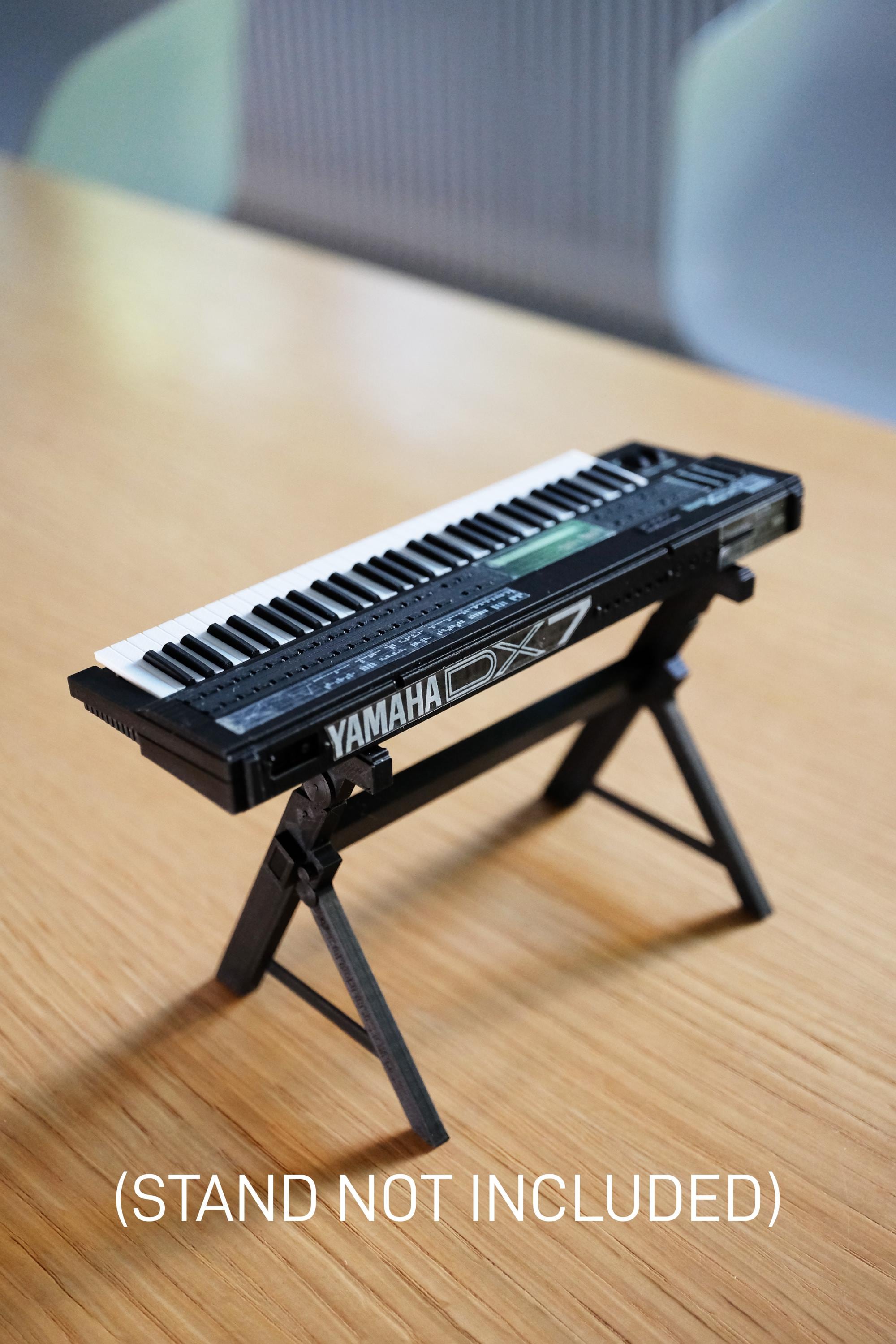 Miniature Yamaha DX7 II FD Synthesizer: 1/6 Scale Collectible with
