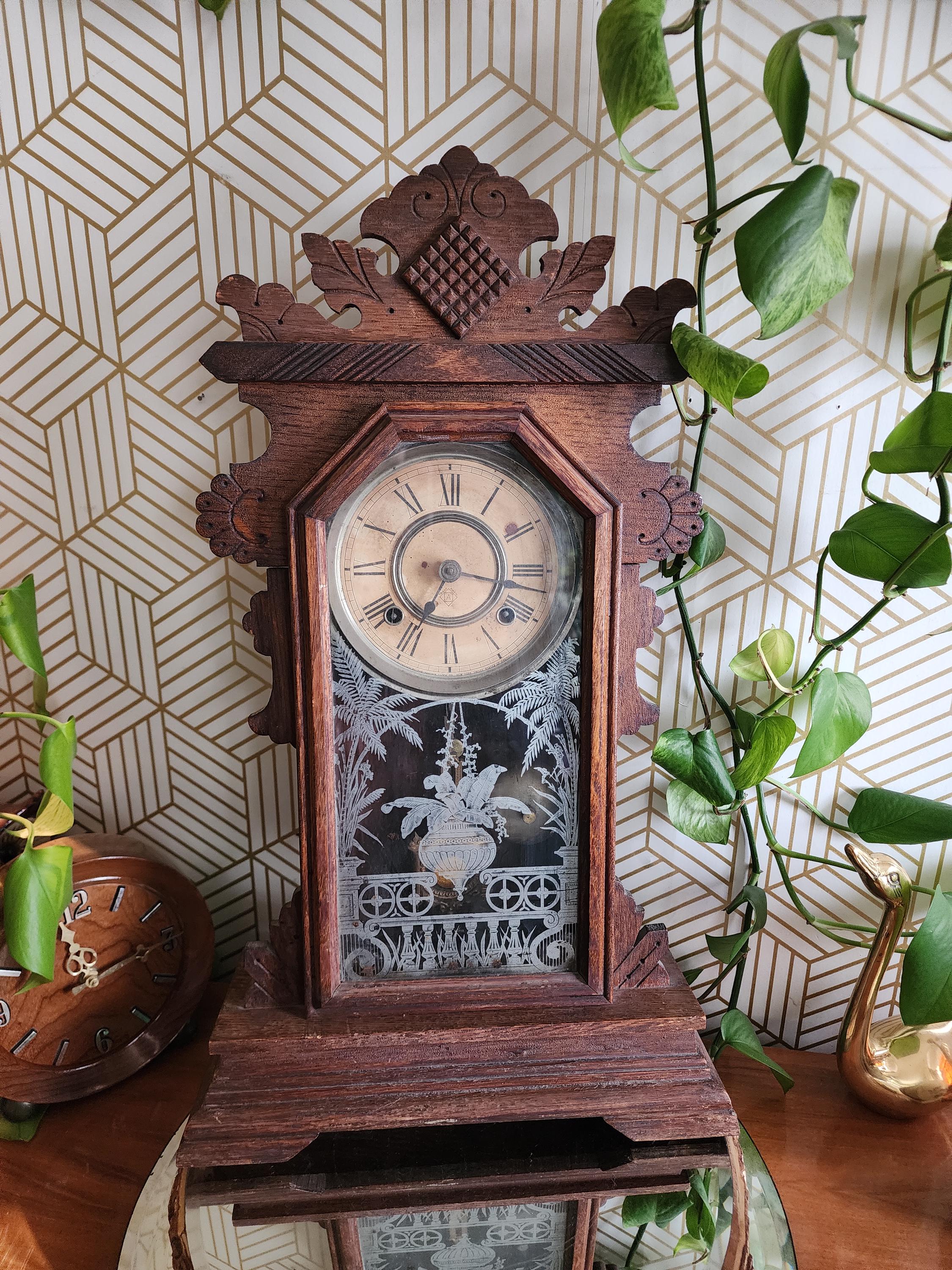 アンソニア アンティーク置き時計 明治時代 アンソニア アンティーク