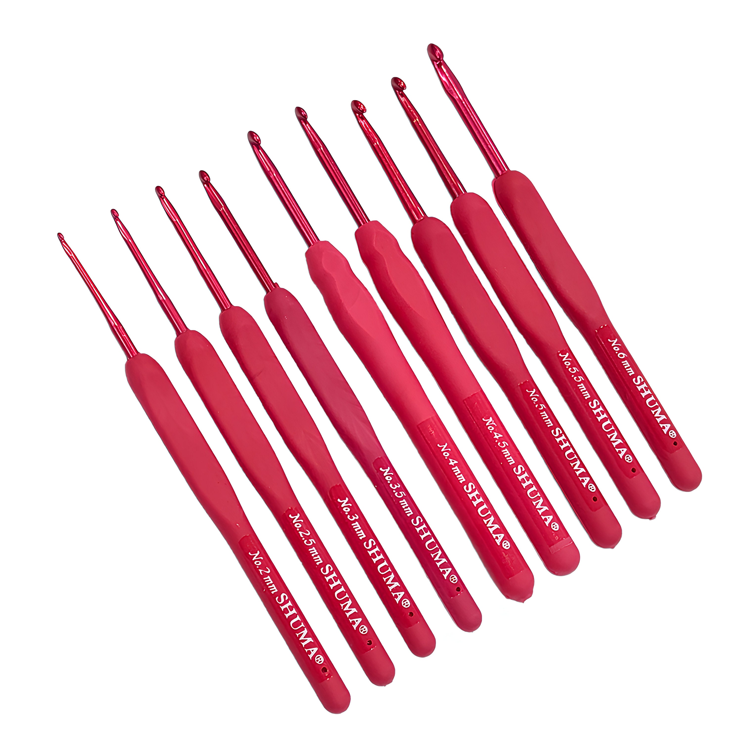 Crochet Hook Set for Amigurumi Hooks Shuma Red Hook for Crochet