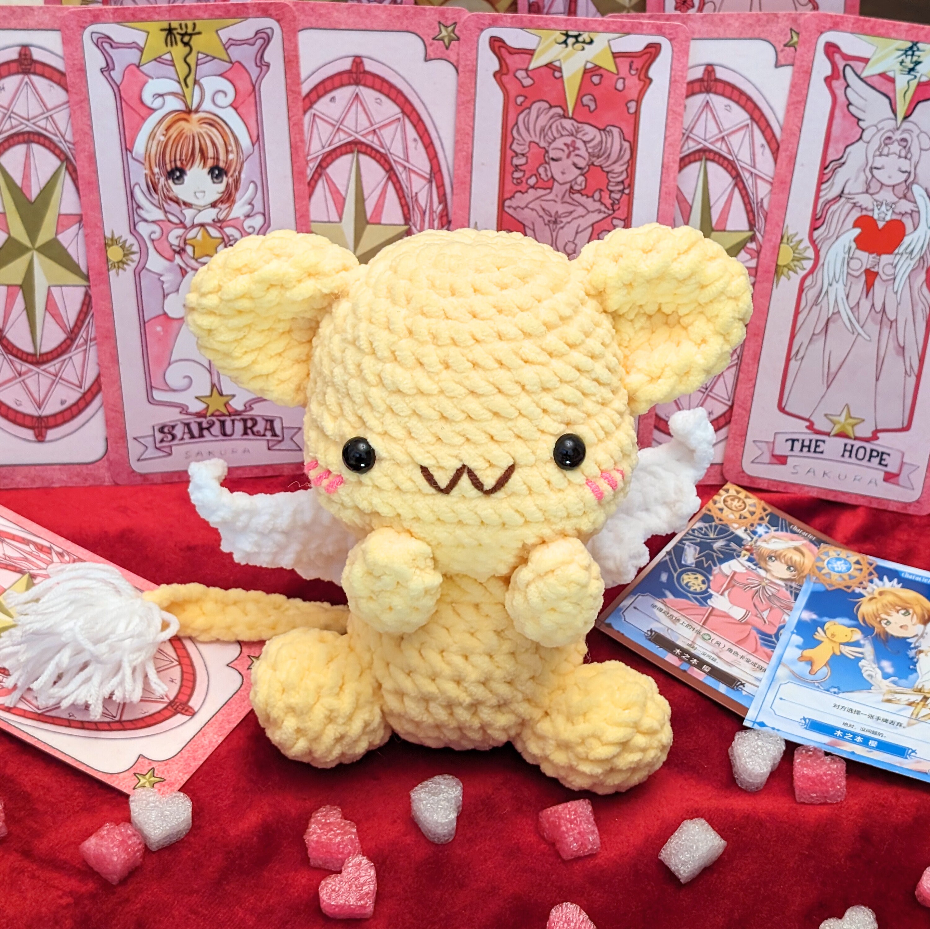 Kero Chan Cerberus Crocheted Plush | Card Captor Sakura | Anime