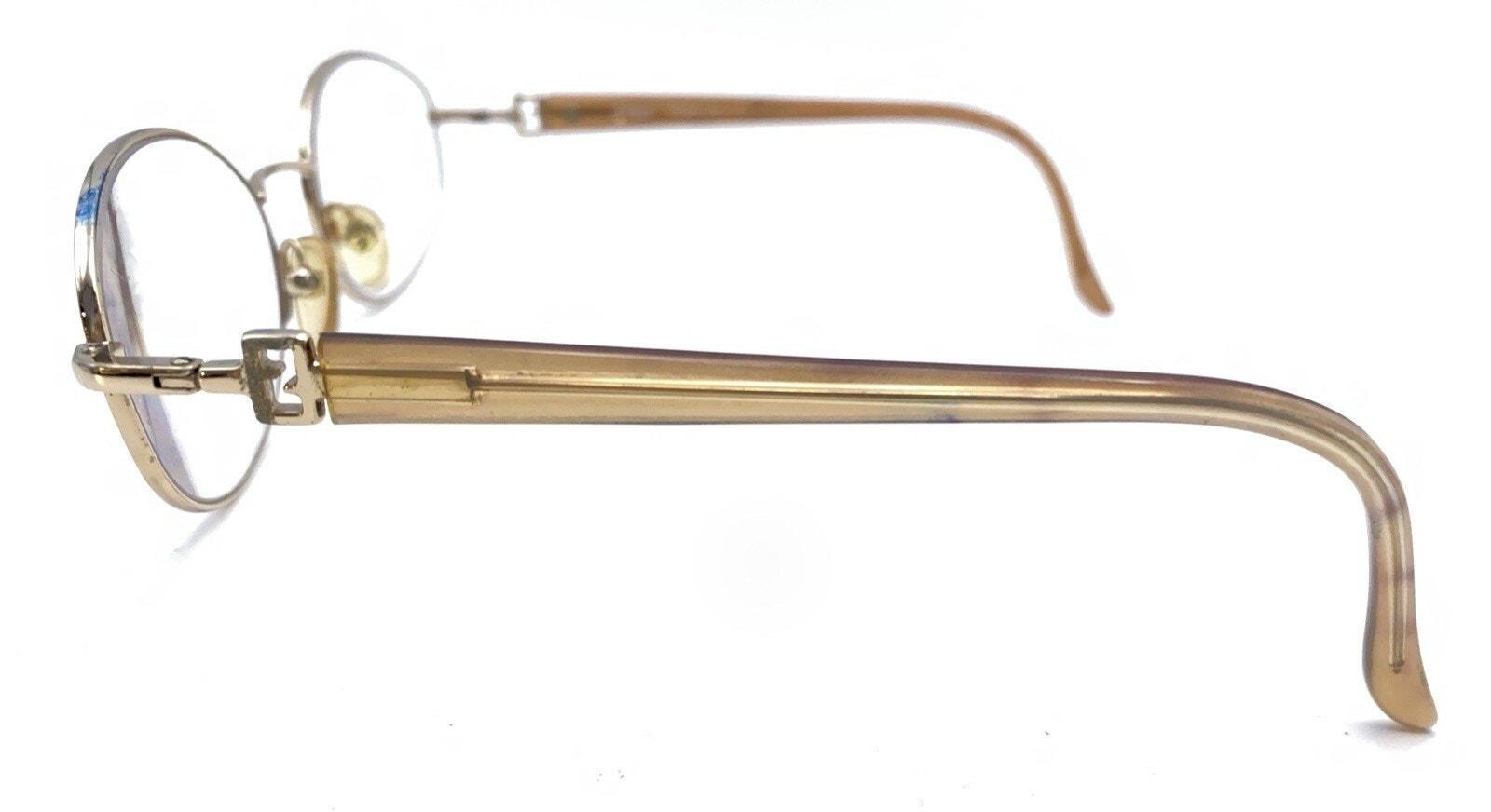 フェンディ F576 ゴールデンスカイ ゴールド オーバル メガネフレーム