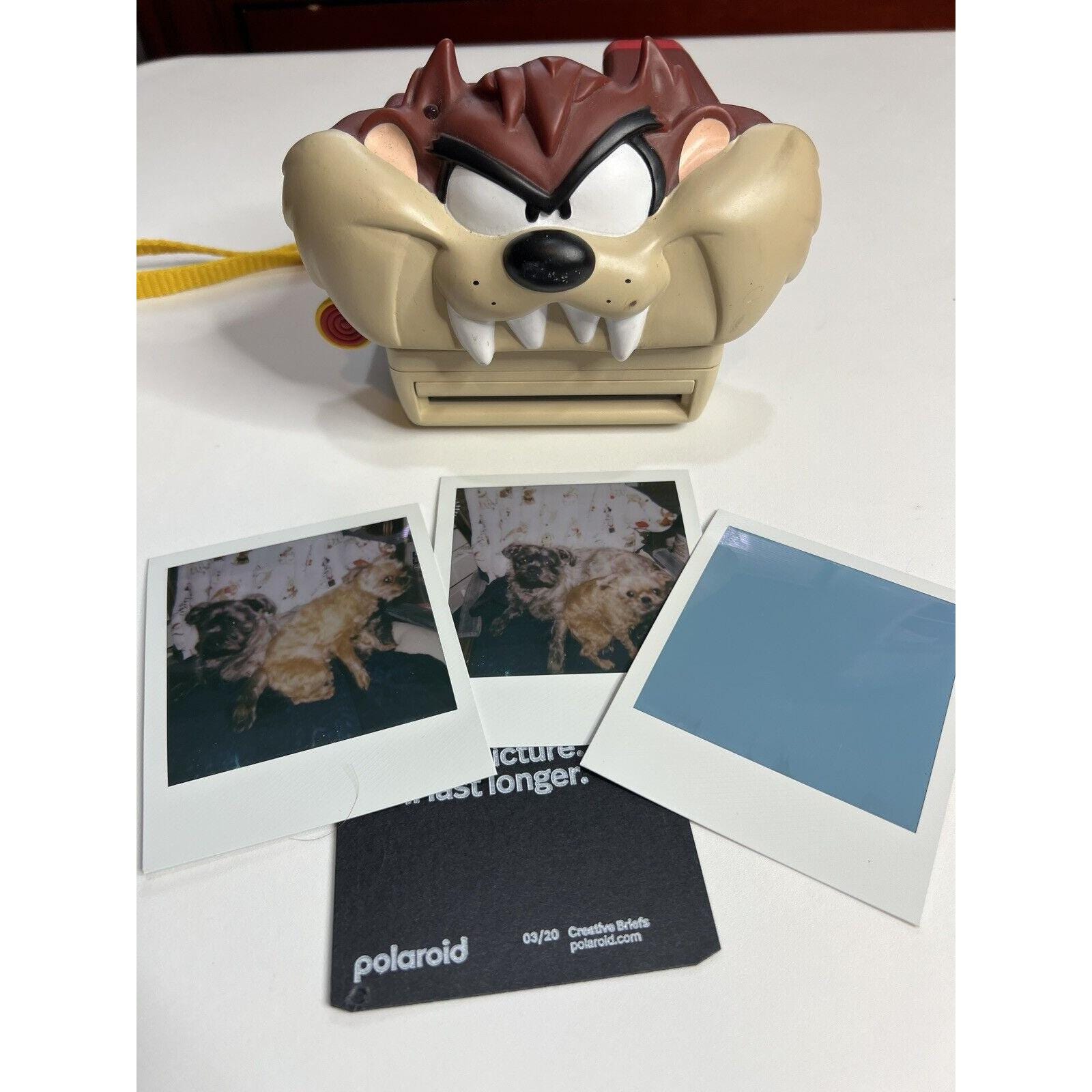 RARE Vintage TAZ Polaroid Camera - Tested & Working - Uses 600