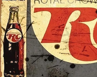 Ice Cold Coca Cola Sold Here 1989 Tin Sign, 17 X 12, Retro Coke