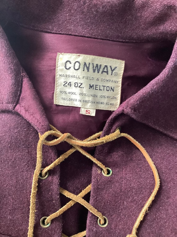 Vintage 1950s LACE UP Melton Wool Pull Over Shirt - Etsy