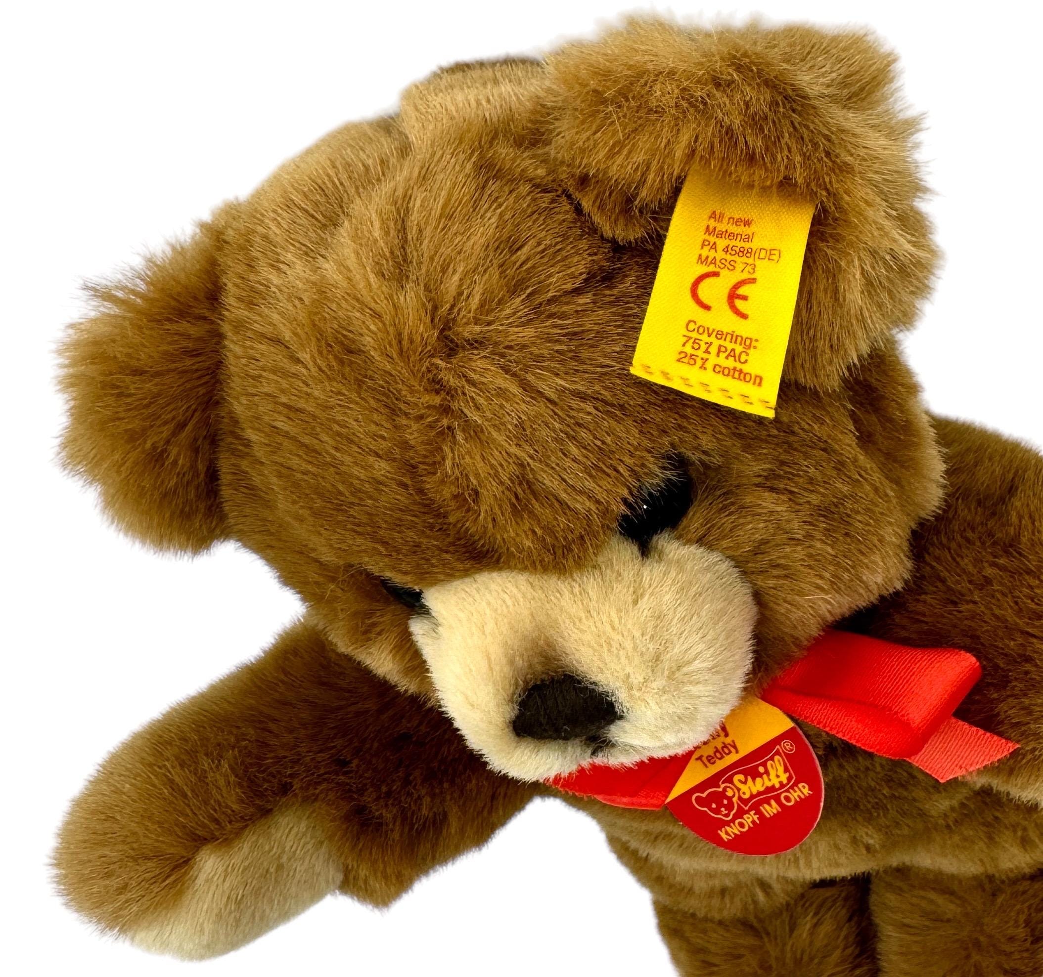 Vintage Steiff Molly Teddy Bear: Plush Toy With Tags, Made in