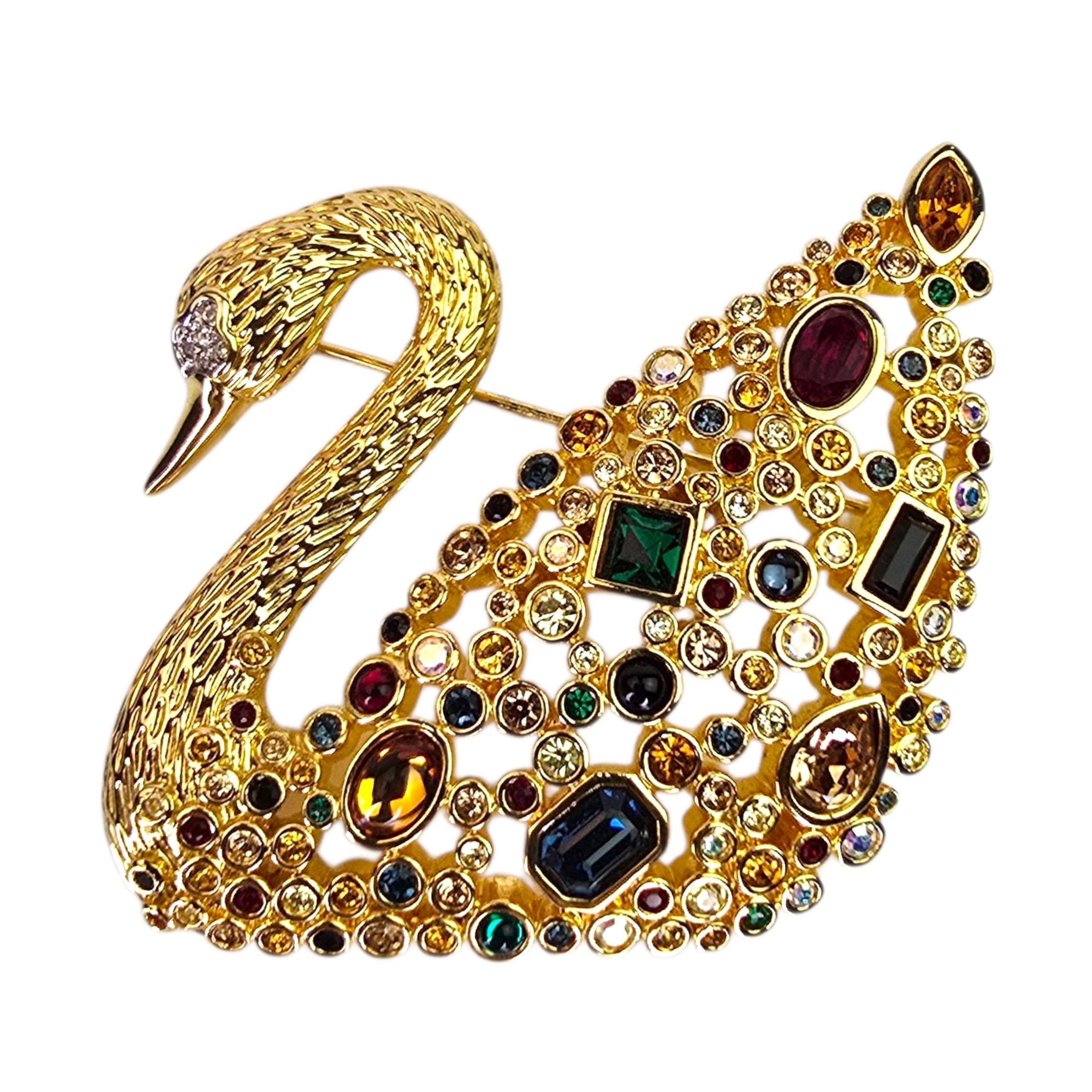 ヴィンテージ 1995 スワロフスキー SCS メンバー 100 周年記念 スワン