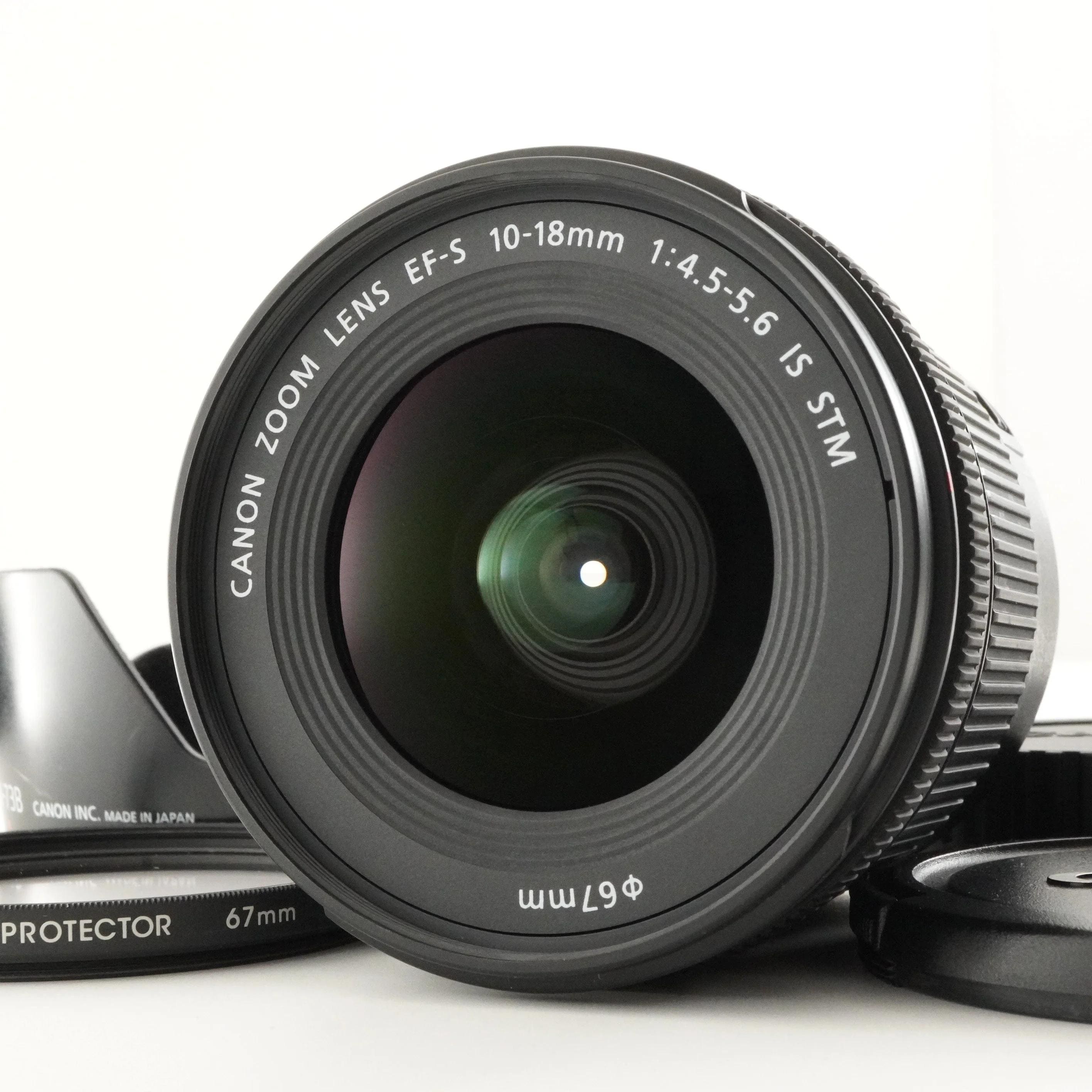 Canon EF-S 10-18mm F4.5-5.6 IS Stm Af Zoom Lens From Japan #6846