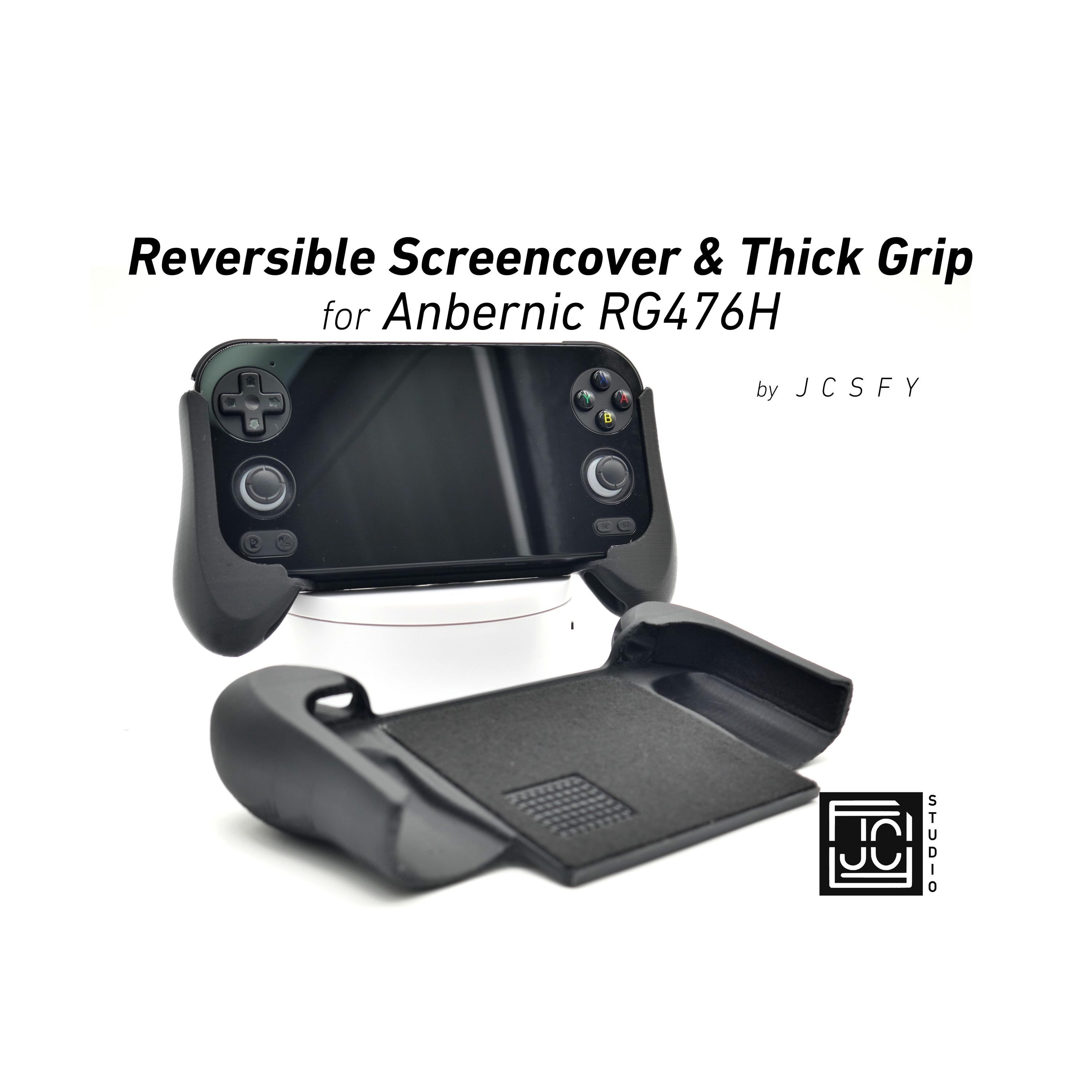 Grip for Anbernic RG476H Thick Comfort Grip With Felt Wrap