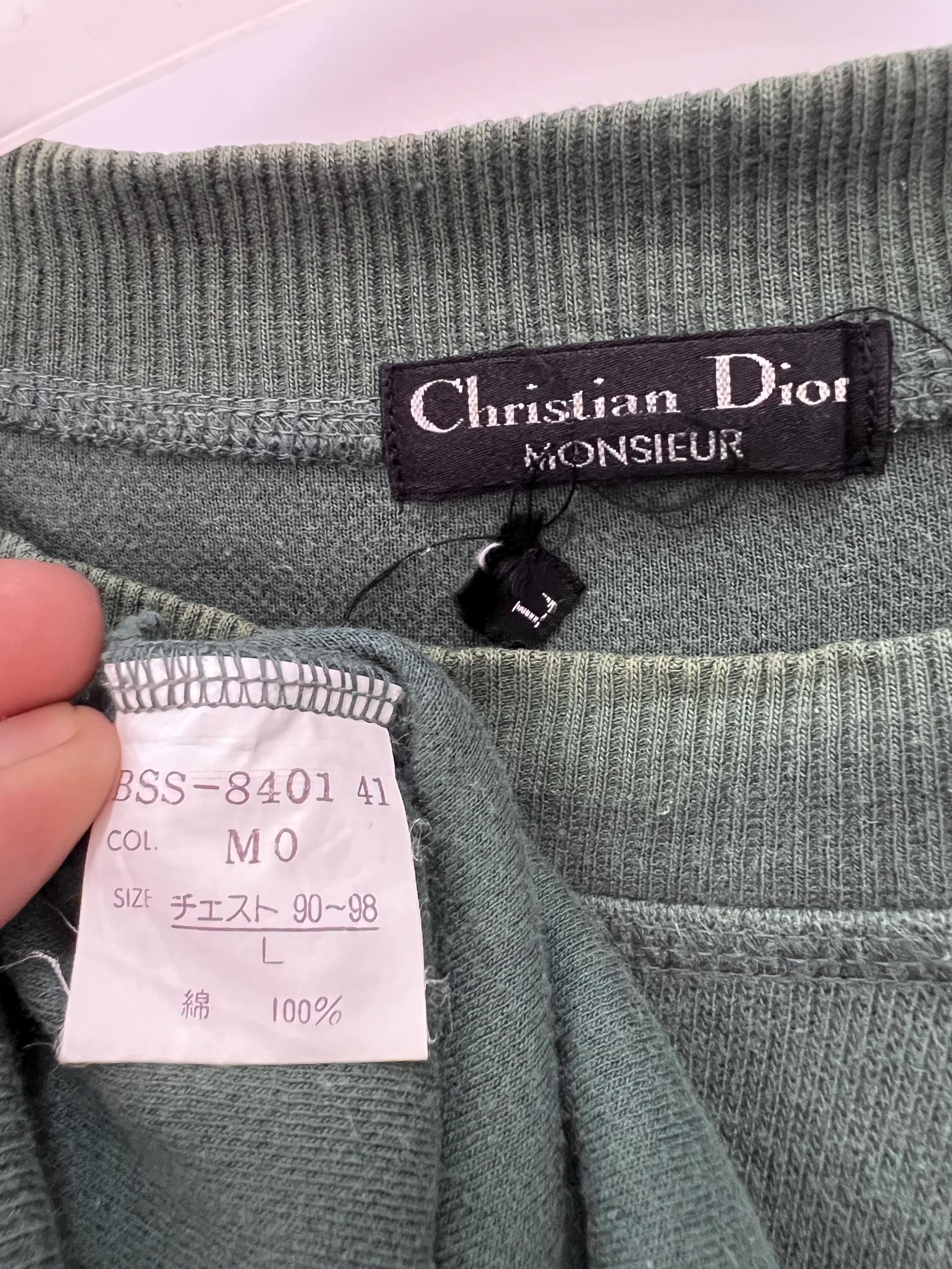 Vintage 90's Christian Dior Monsieur Embroidery Logo Rare Colors